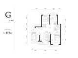 格调宝珀花园_3室2厅2卫 建面118平米