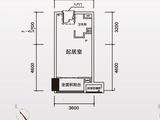 保利大都会_1室1厅1卫 建面36平米