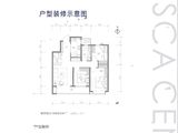 融创中心_3室2厅1卫 建面109平米