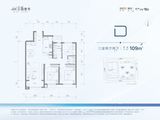 融创公园壹号_3室2厅2卫 建面109平米