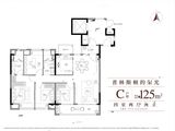 万科常春藤_4室2厅2卫 建面125平米