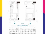 中天星耀城_3室1厅1卫 建面34平米