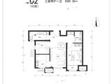 彩璟玉宸_3室2厅1卫 建面89平米