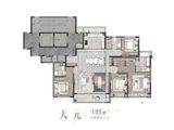 时代大观_4室2厅3卫 建面185平米