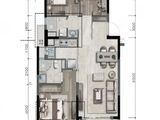 绿城桂冠东方_3室2厅2卫 建面89平米