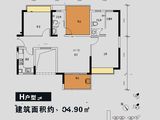 誉诚花园_3室2厅2卫 建面94平米