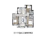 龙湖学樘府_3室2厅2卫 建面110平米