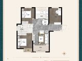 商都阜园_3室2厅1卫 建面95平米