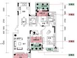 康诗月潭别墅_3室2厅2卫 建面117平米