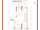 万盛珑玺_2室2厅1卫 建面81平米