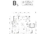 金地都会风华_3室2厅2卫 建面125平米