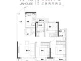 保利锦上_3室2厅2卫 建面99平米