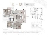 建发城投缦云_4室2厅4卫 建面260平米