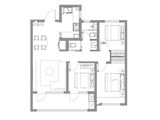 中车四方云汇_3室2厅2卫 建面107平米