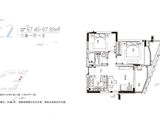 上海长滩_2室1厅1卫 建面67平米