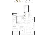 天保意境元启_3室2厅2卫 建面97平米